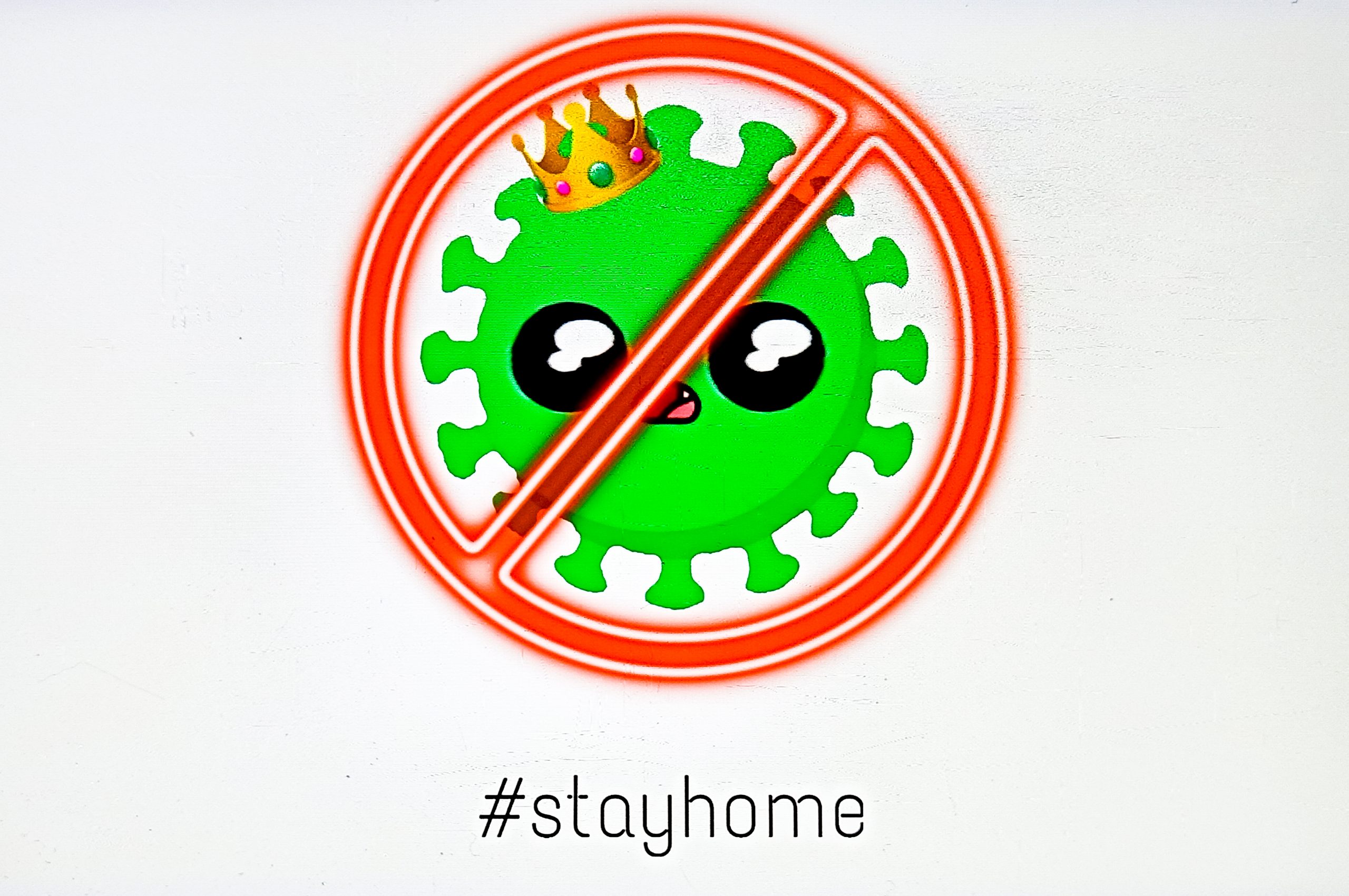 Stay home illustration